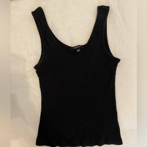 Black Ribbed Tank - Picture 1 of 1